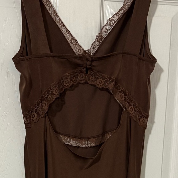 Emory Laced slip dress in Chocolate Bardot New without tags - Picture 7 of 8